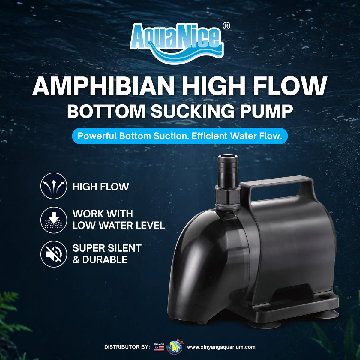 [AquaNice] Amphibian High Flow Bottom Sucking Pump