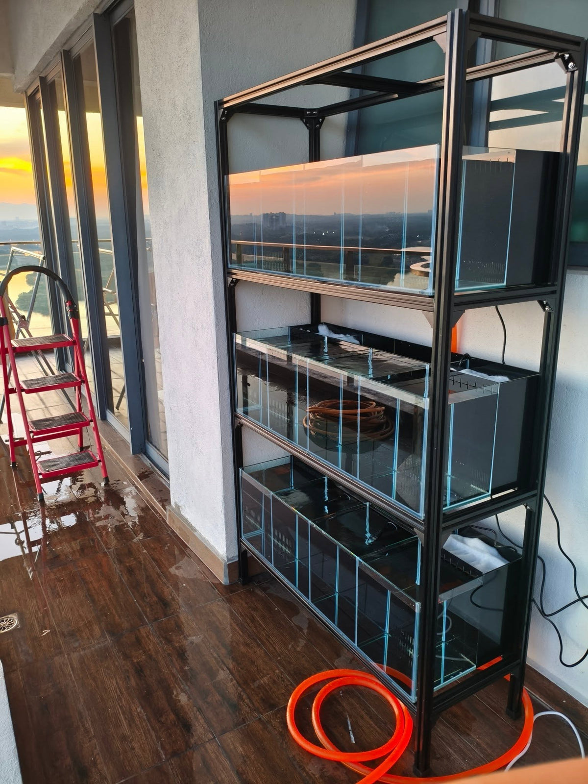 100x30x30cm Breeding Tank System Setup